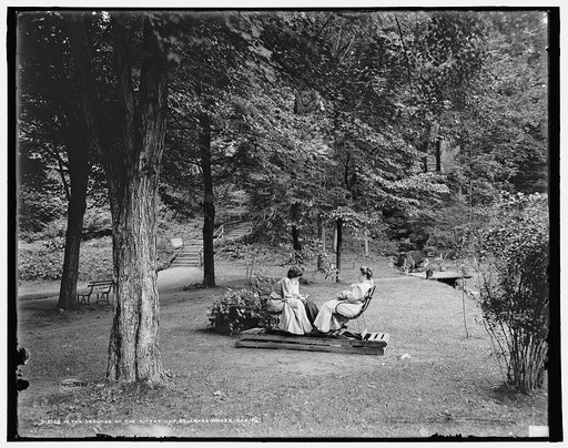 In the grounds of the Kittatinny [House], Delaware Water Gap, Pa.
