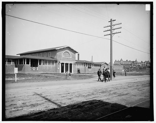 Bath house, Nantasket Beach, Mass.
