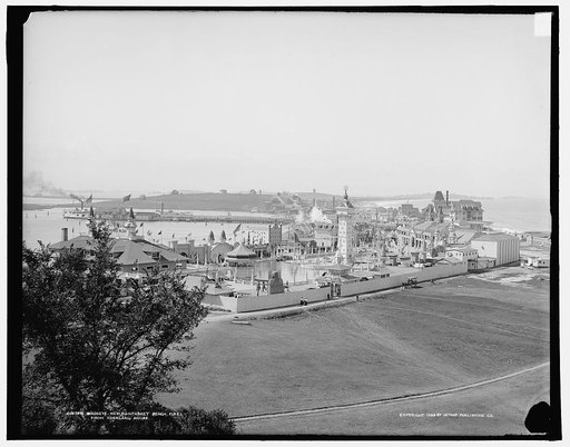 Birdseye view, Nantasket Beach, Mass., from Rockland House