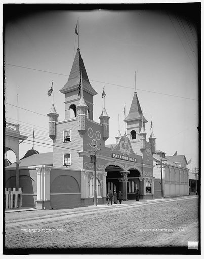 Entrance to Paragon Park, Nantasket Beach, Mass.