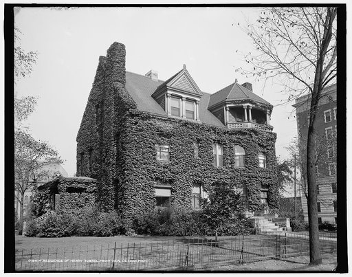 Residence of Henry Russel, front view, Detroit, Mich.