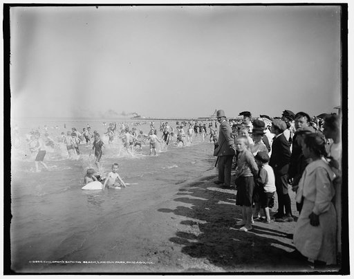 Children's bathing beach, Lincoln Park, Chicago, Ill.