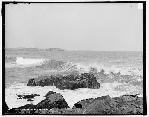 Surf at Bass Rocks, Gloucester, Mass.