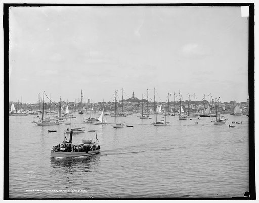N.Y.Y.C. [i.e. New York Yacht Club] fleet, Marblehead, Mass.