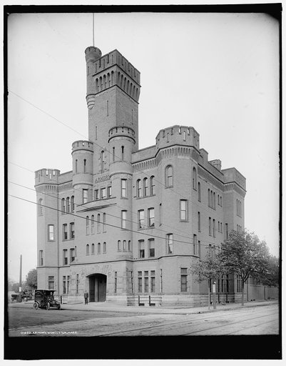 Armory [i.e. State National Guard Armory], Worcester, Mass.