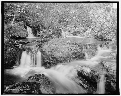 Twin falls, Ossipee Mt. Park, Lake Winnipesaukee, N.H.