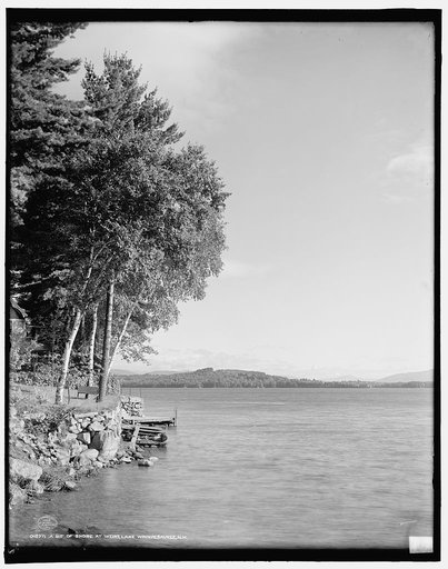 A Bit of shore at Weirs, Lake Winnipesaukee, N.H.