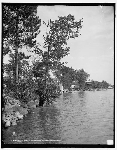 Along the shore of Wolfeborough Bay, Lake Winnipesaukee, N.H.
