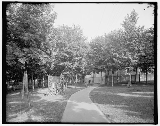 The Park and auditorium, Bay View, Mich.