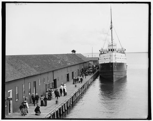 The Dock at Mackinac Island, Mich.