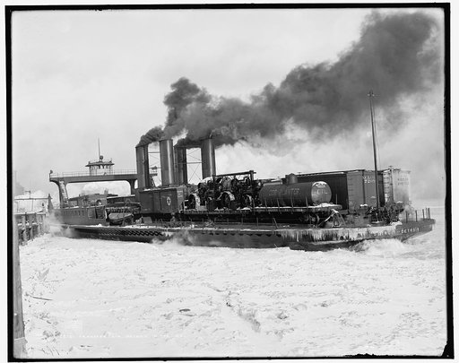 Transfer Str. Detroit in the ice