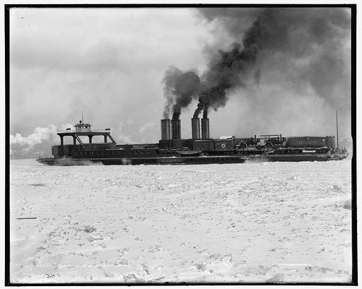 Transfer Str. Detroit in the ice