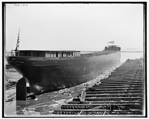 Str. Amasa Stone, after the launch