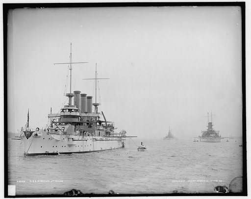 U.S.S. Missouri and Maine