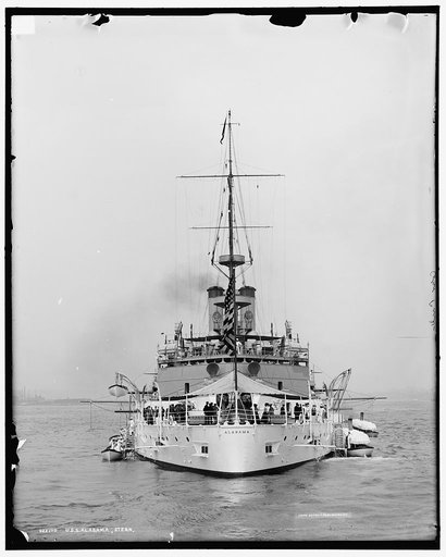 U.S.S. Alabama, stern