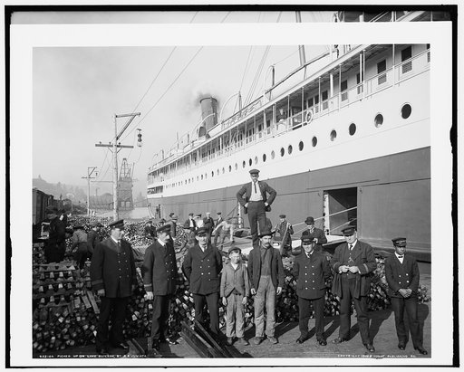 Picked up on Lake Superior by S.S. Juniata