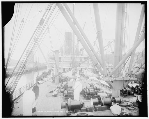 S.S. Dakota, after weather deck