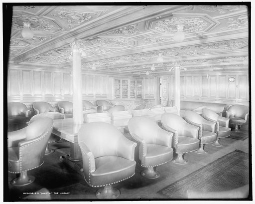 S.S. Dakota, the library