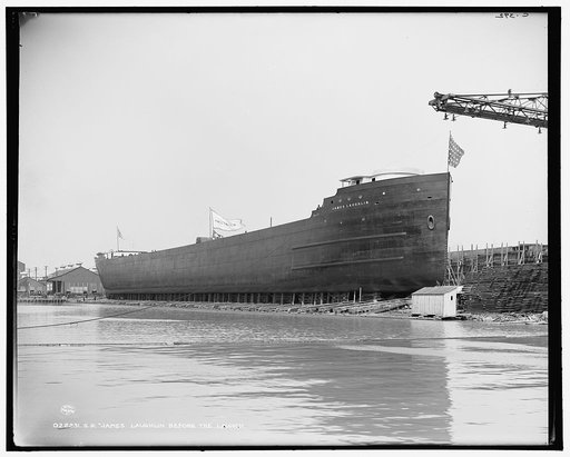 S.S. James Laughlin before the launch