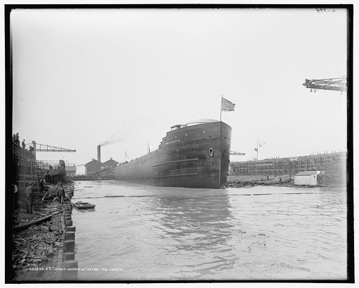 S.S. James Laughlin after the launch
