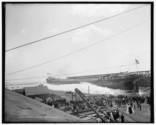 Launch of the S.S. Sir Thomas Shaughnessy