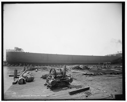S.S. Sir Thomas Shaughnessy before the launch