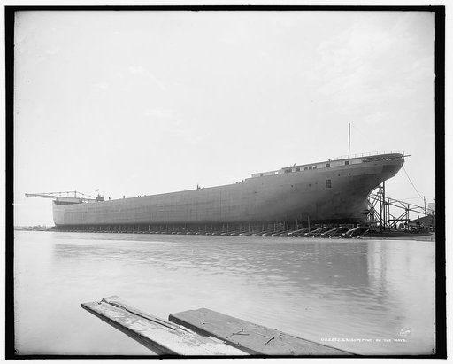 S.S. Ishpeming on the ways