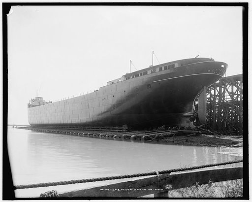 S.S. W.E. Fitzgerald before the launch