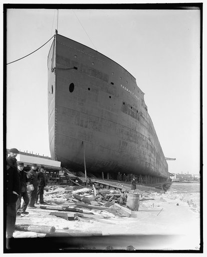 Bow of S.S. Thomas F. Cole