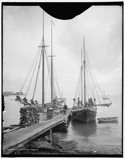 Fishing smacks, Mackinac Island, Mich.