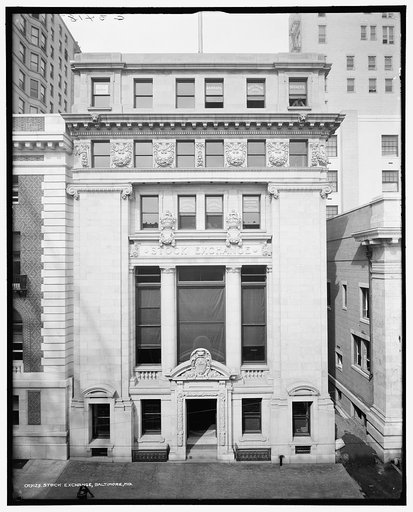 Stock exchange, Baltimore, Md.