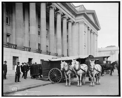 U.S. Treasury currency wagon, Washington, D.C.