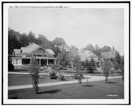 Chapel and cottages, Adirondack Cottage Sanatarium, Saranac Lake, N.Y.