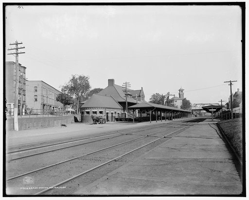 B.& M. Ry. [Boston and Maine Railroad] station, Malden, Mass.