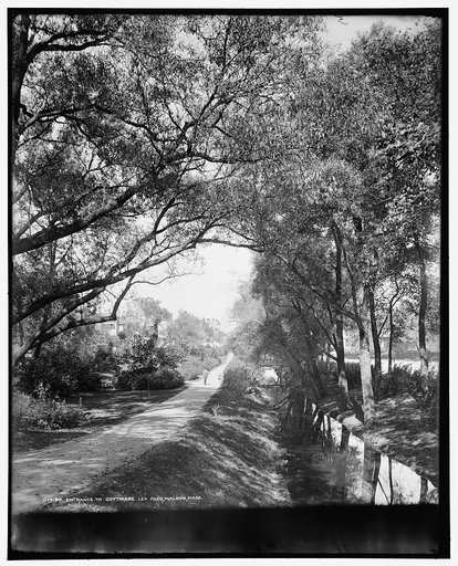 Entrance to Coytmore Lea Park, Malden, Mass.