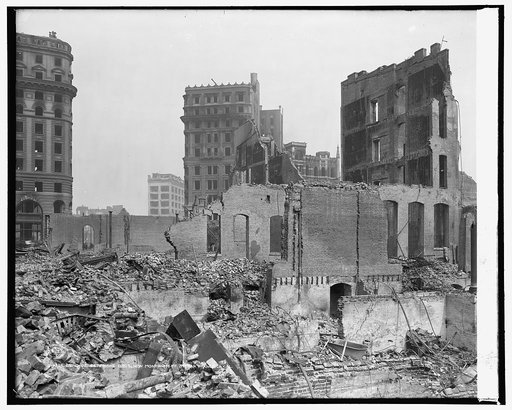 Ruins of Pettibone Bros., New Montgomery St., San Francisco, Cal.