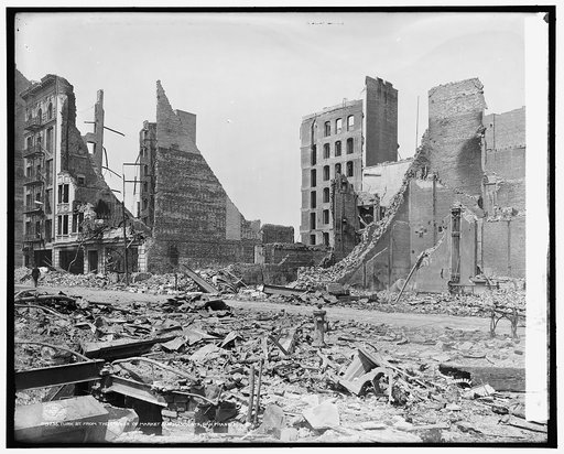 Turk St., from the corner of Market and Mason Sts., San Francisco, Cal.