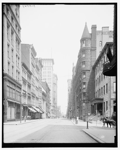Fourth St., east from Race St., Cincinnati, Ohio