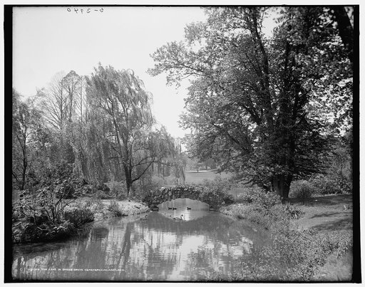 The Lake in Spring Grove Cemetery, Cincinnati, Ohio