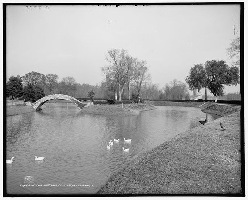 The Lake in Metairie Cemetery, New Orleans, La.