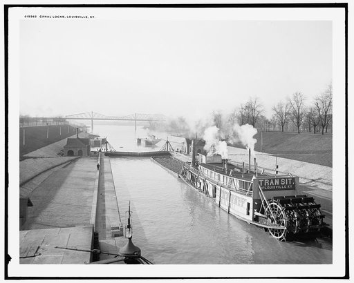 Canal locks, Louisville, Ky.