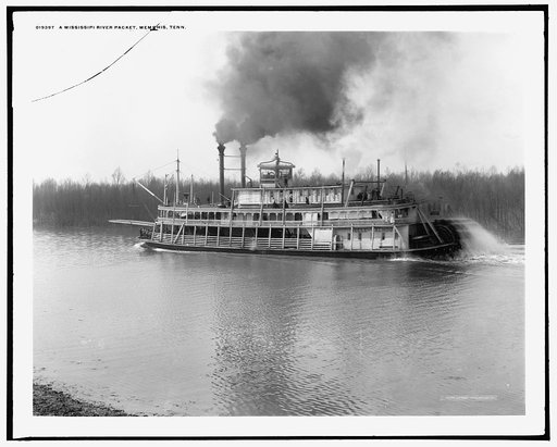 A Mississippi River packet, Memphis, Tenn.