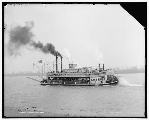A Mississippi River boat