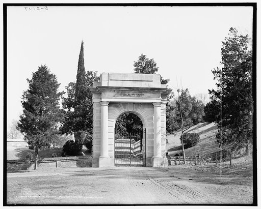 Entrance to National Military Cemetery, Vicksburg, Miss.