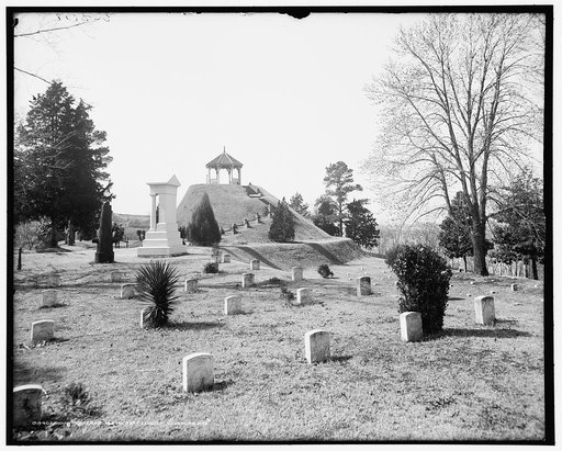 Indian mound, National Military Cemetery, Vicksburg, Miss.