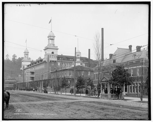 Alum spring and the Arlington, Hot Springs, Ark.