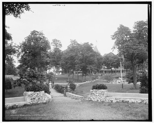 In the grounds of Hotel Victory, Put-in-Bay, Ohio