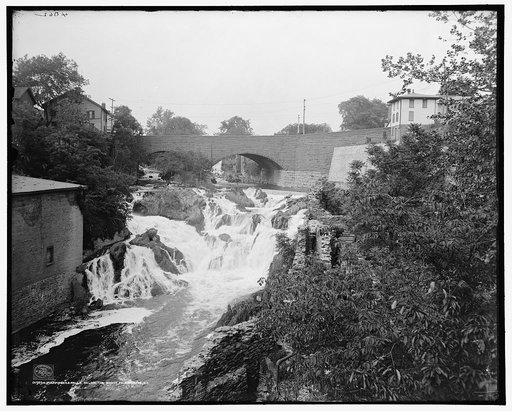 Wappinger's Falls below the bridge, Poughkeepsie, N.Y.