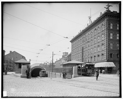 Maverick Square and tunnel entrance, Boston, Mass.