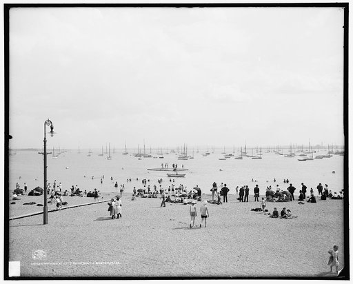 Bathing at City Point, South Boston, Mass.